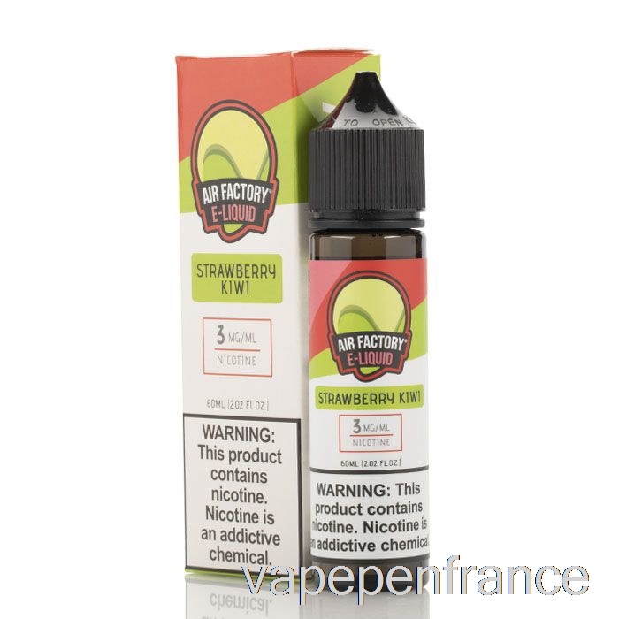 Fraise Kiwi - Usine D'air - Stylo Vape 60 Ml 6 Mg